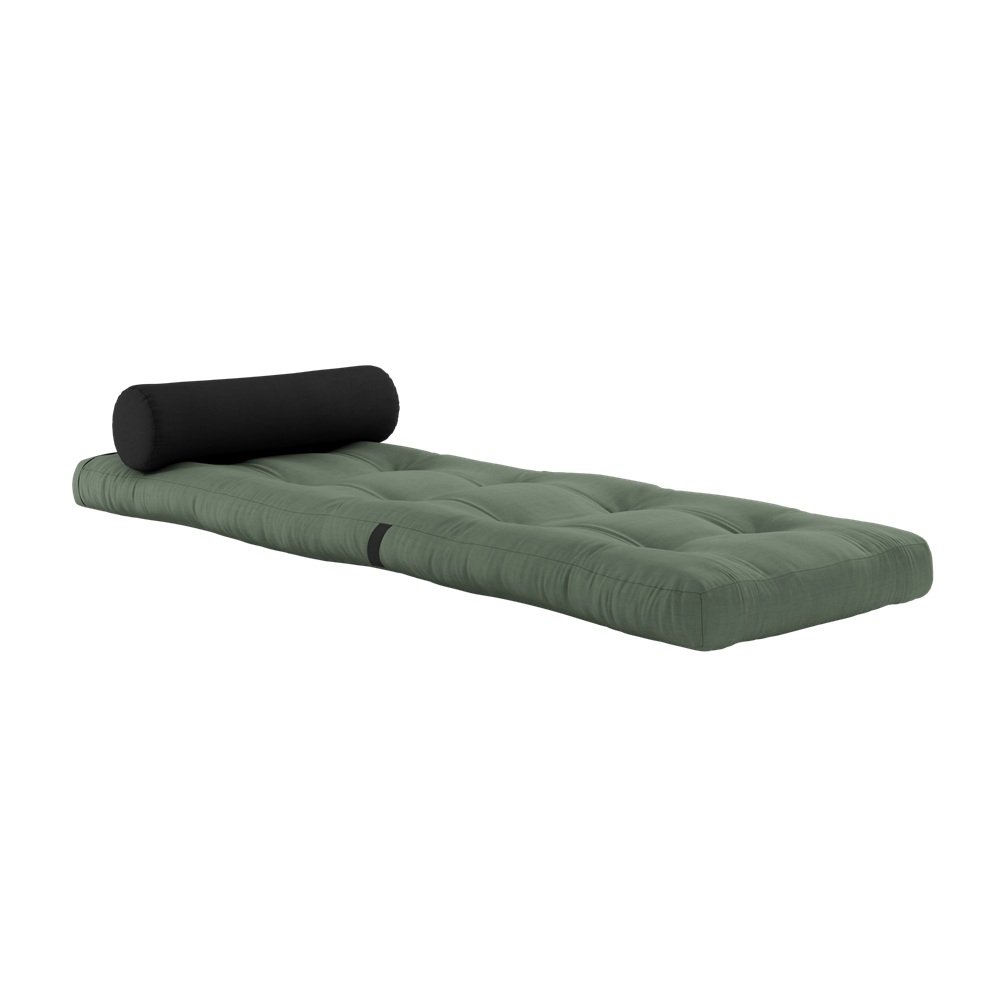 Fauteuil futon convertible WRAP couleur vert olive